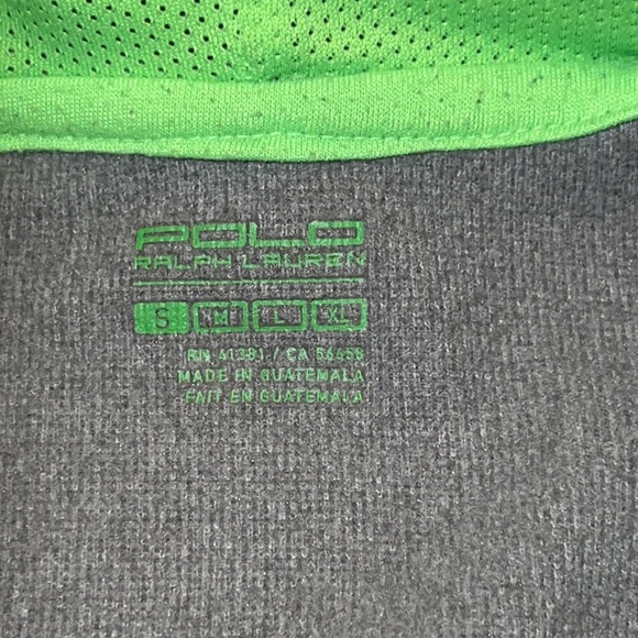 Polo Ralph Lauren Kids Athleisure Hoodie Jacket Heather Gray Size Small - Picture 6 of 7